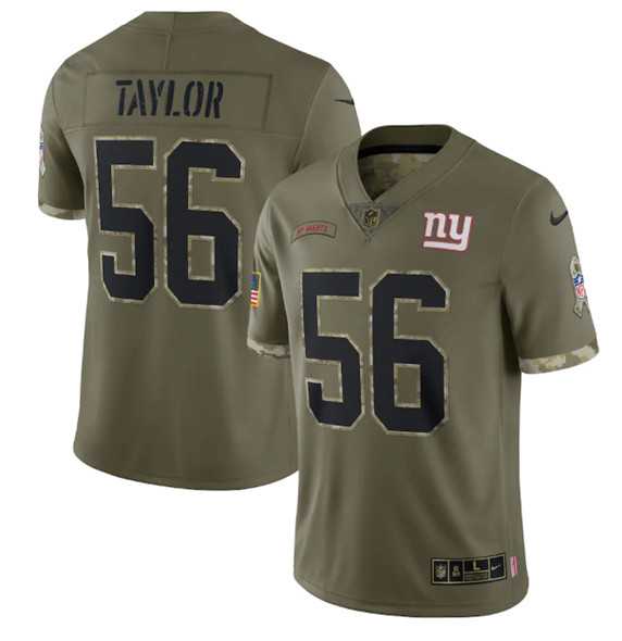 Men's New York Giants #56 Lawrence Taylor 2022 Olive Salute To Service Limited Stitched Jersey,We sell and wholesale Men's New York Giants #56 Lawrence Taylor 2022 Olive Salute To Service Limited Stitched Jersey on line form chian!
